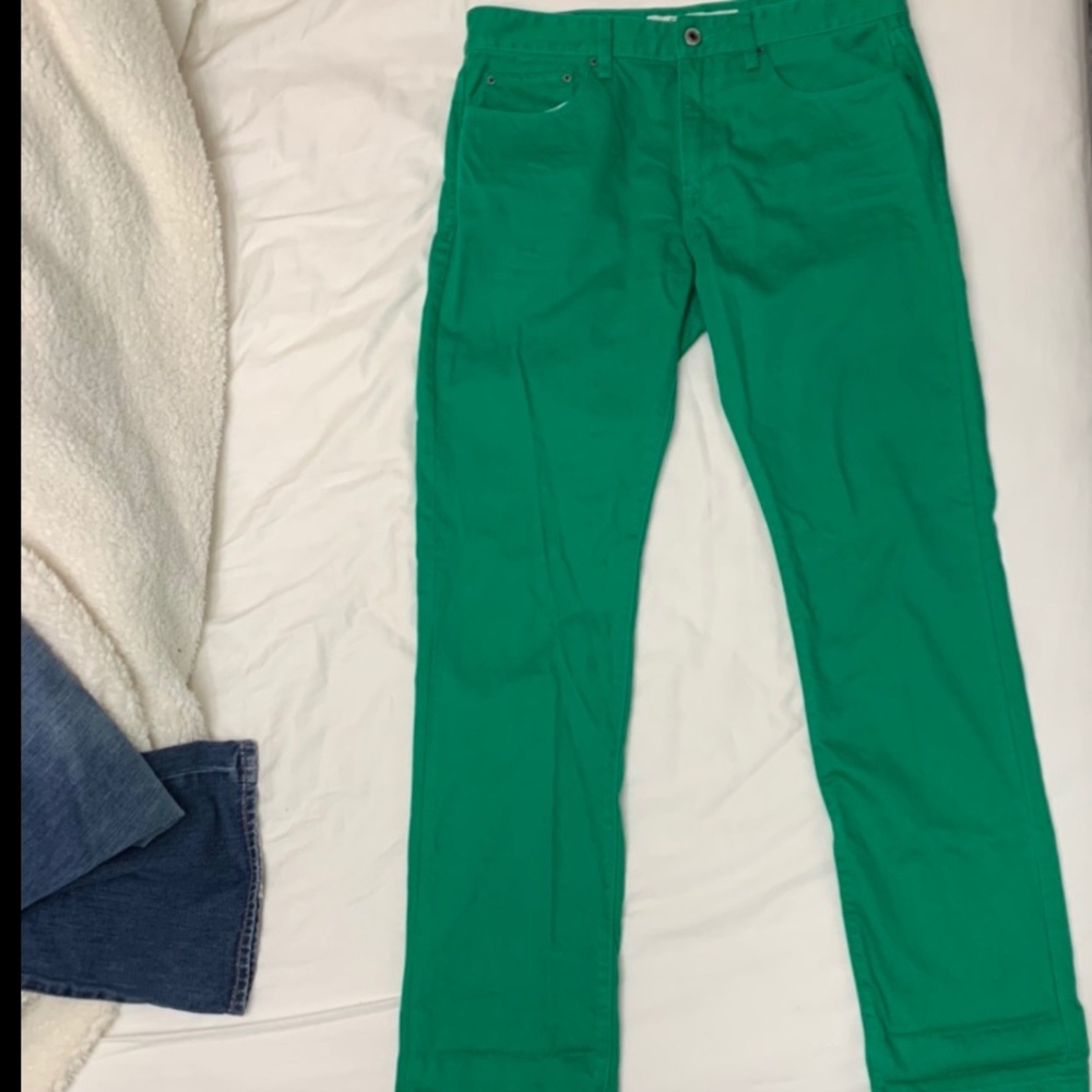 Express Bootcut Jeans, green